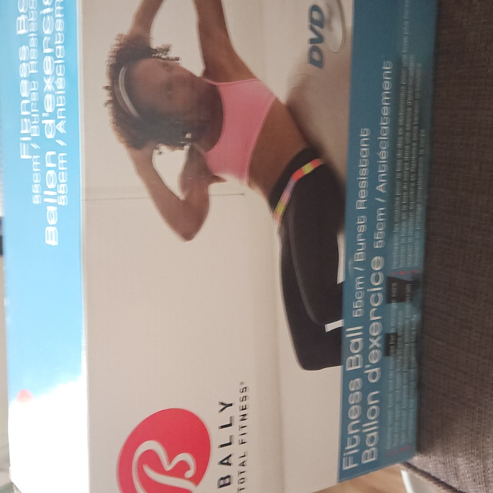 Bally Fitness Ball 55cm With DVD And Pump